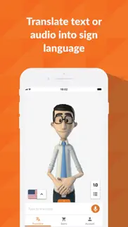 hand talk: asl sign language iphone screenshot 1