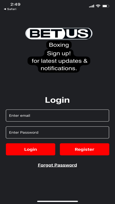 BetUS Boxing Screenshot