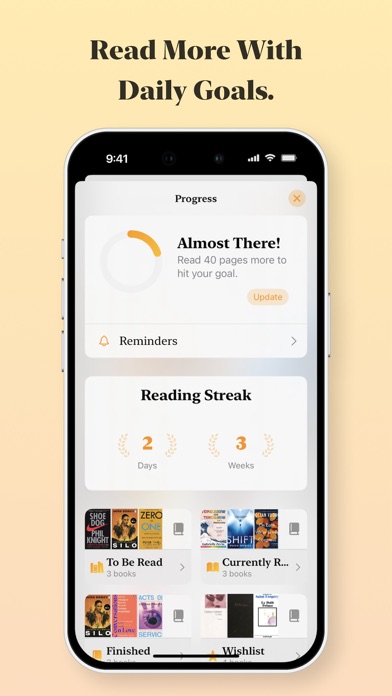 Reading Tracker - Bookie Screenshot