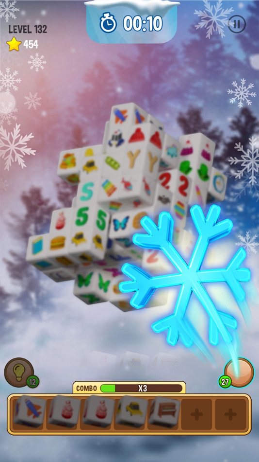 #5. Cube Match Triple - 3D Puzzle (iOS) By: LIHUHU PTE. LTD.