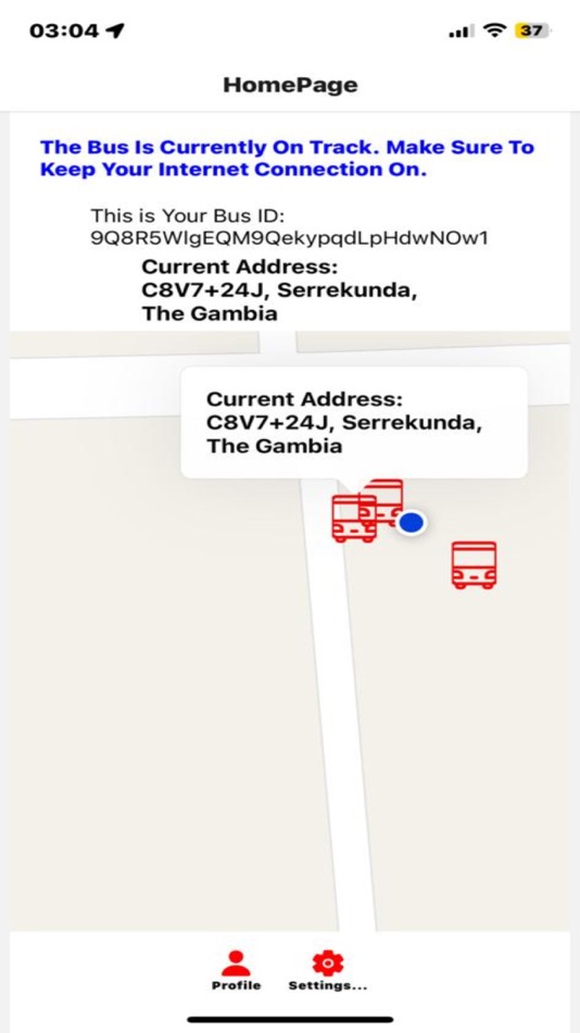 #1. UTG Bus Tracking (iOS) By: Ismaila Turner