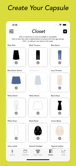 ‎Capsule Wardrobe Builder Screenshot