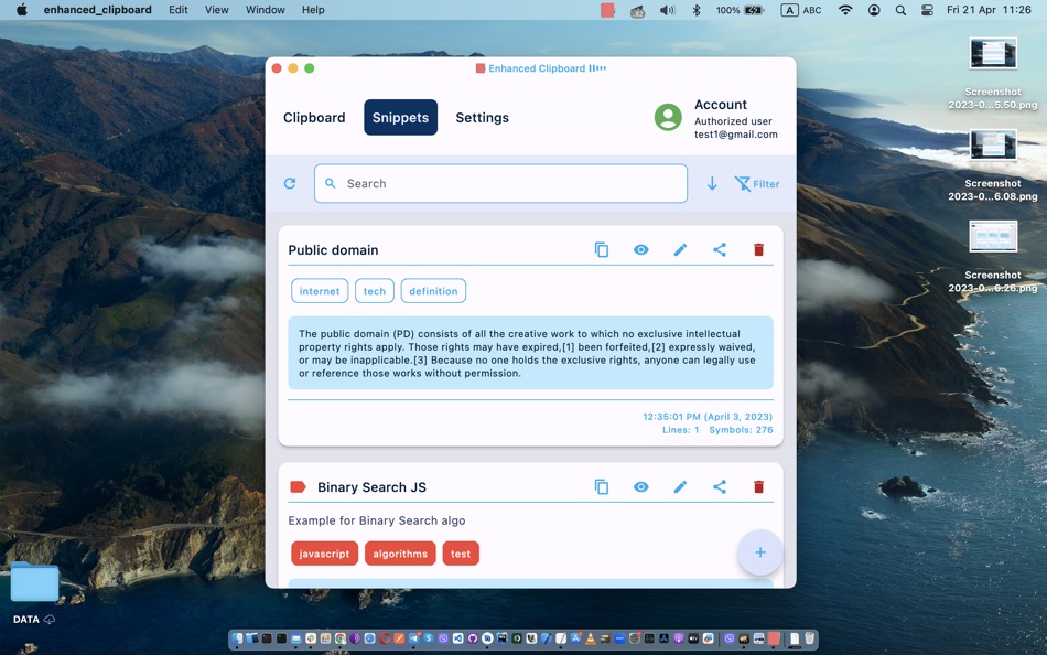#6. Enhanced Clipboard (macOS) 由: Onix-Systems, LLC