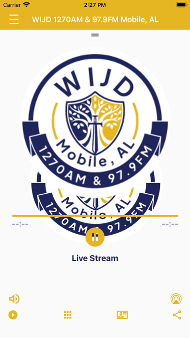 WIJD AM1270 & FM97.9 Radio Screenshot