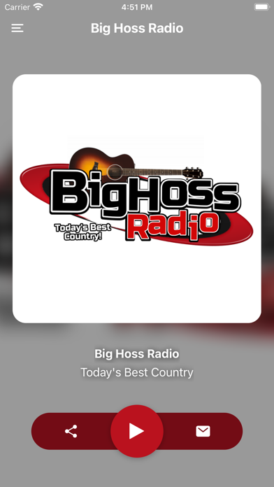 Big Hoss Radio Screenshot