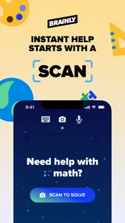 brainly: ai homework helper iphone screenshot 1