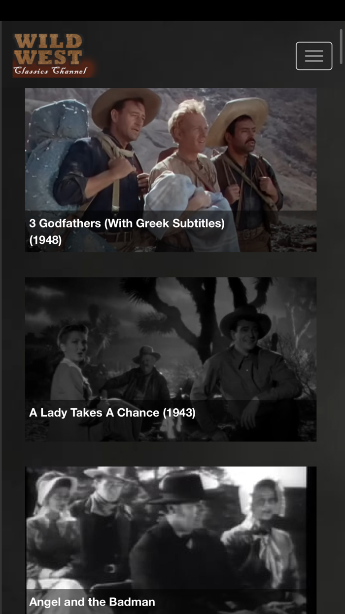 Wild West Classic Movies