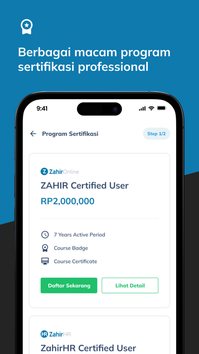 Screenshot #3 pour Zahir Certification