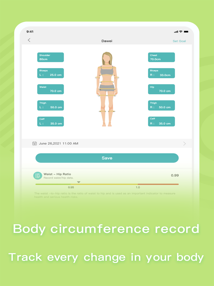 Metene Body Fat Scale
