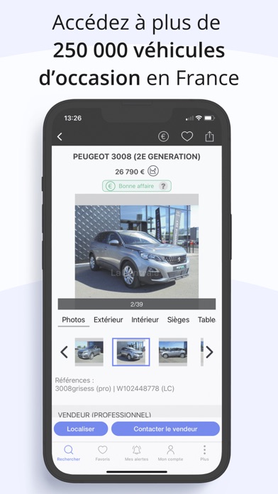 Télécharger La Centrale - voiture occasion pour iPhone / iPad sur l'App  Store (Style de vie)