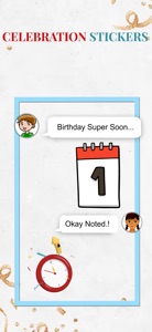 Animated Celebration Stickers screenshot #5 for iPhone