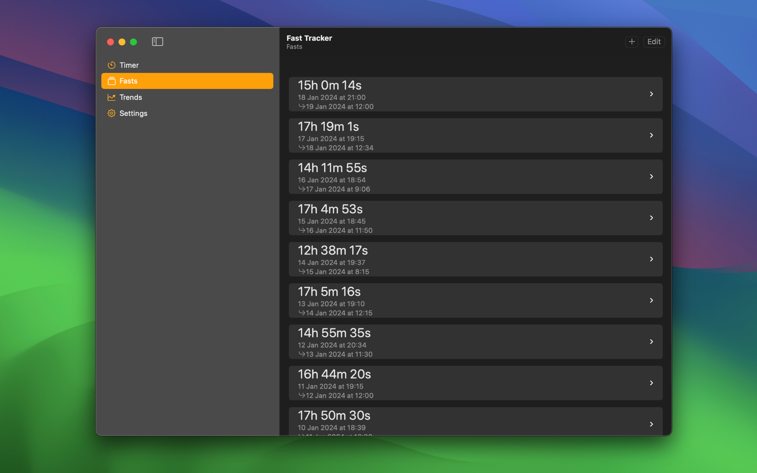 Intermittent Fast(ing) Tracker screenshot 17