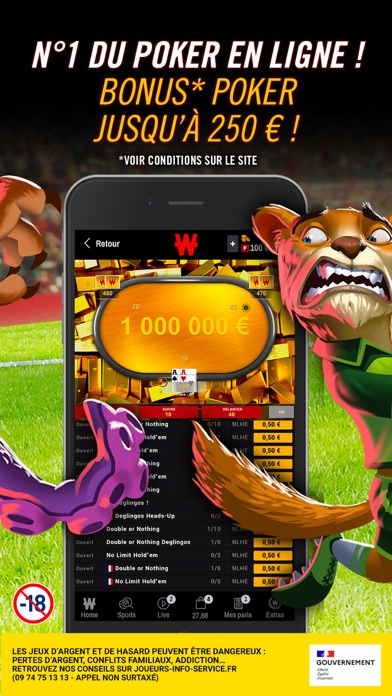 Screenshot #3 pour Winamax Paris Sportifs & Poker