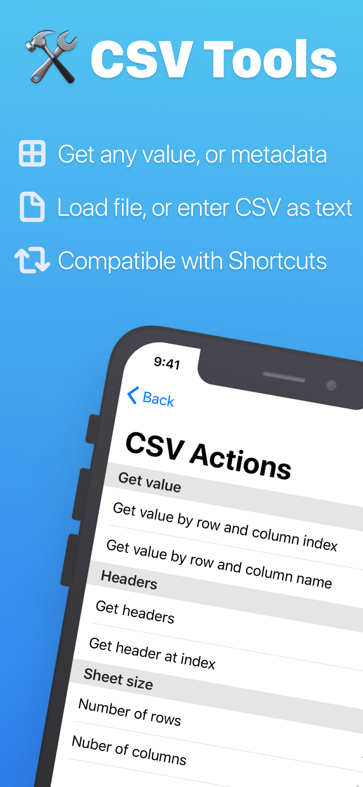 CSV Tools