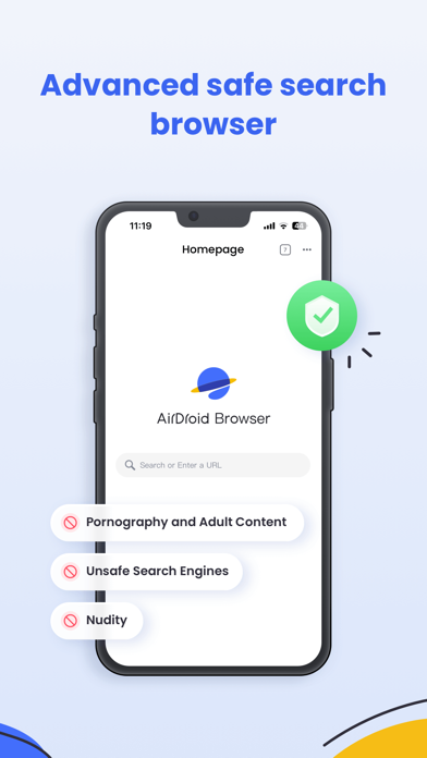 AirDroid Browser - Safe Search Screenshot