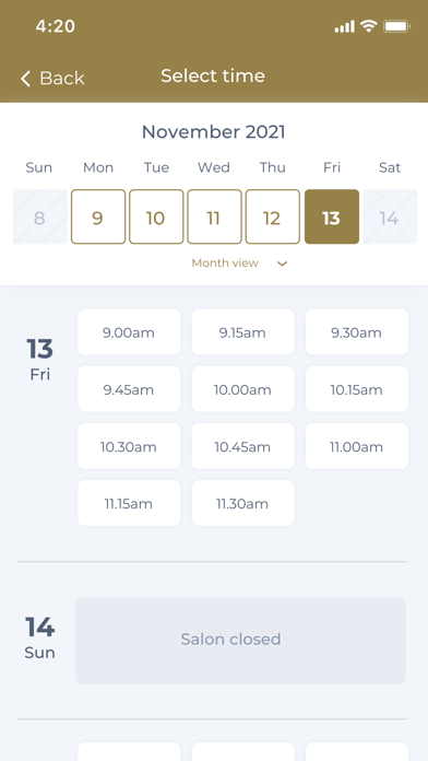 Bello Haven Salon Screenshot
