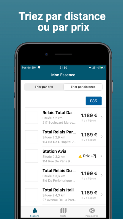 Mon Essence - Prix carburants Screenshot