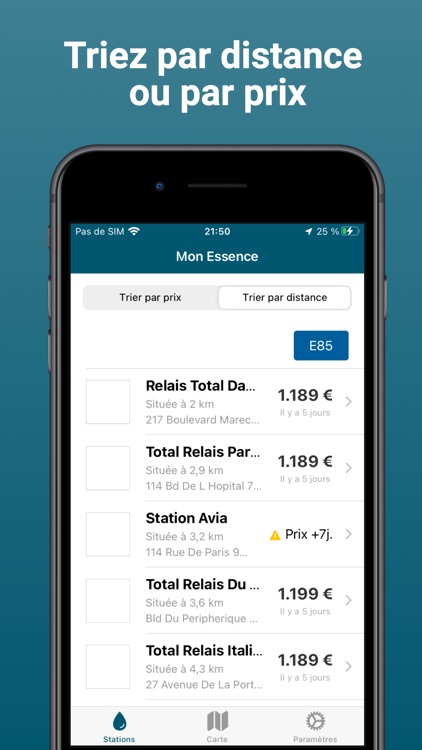 Mon Essence - Prix carburants