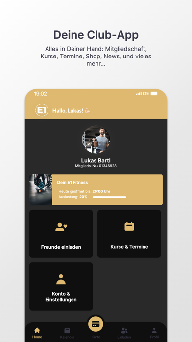 E1 Fitness Screenshot