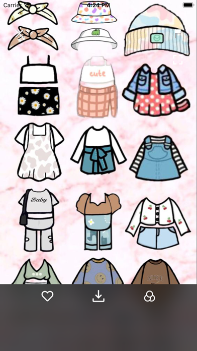 Screenshot #2 pour Wednesday Toca Outfit Ideas HD