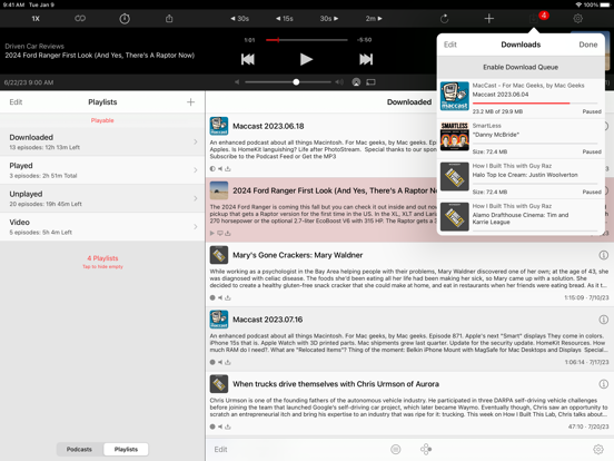 Downcast Screenshots