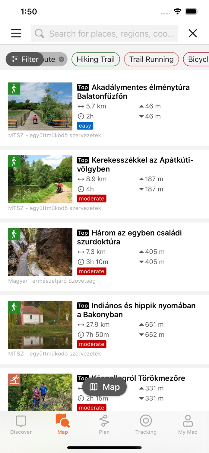 Természetjáró a túratervező