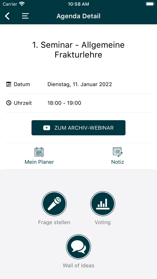 #4. O&U Events (iOS) 由: Berufsverband für Orthopädie und Unfallchirurgie e. V.