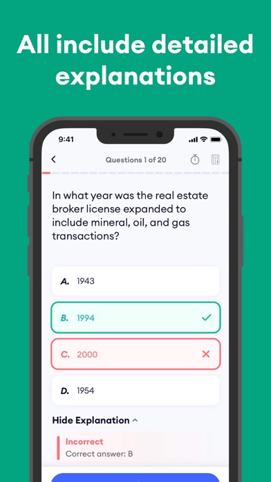 Real Estate Exam Prep Practice Screenshot