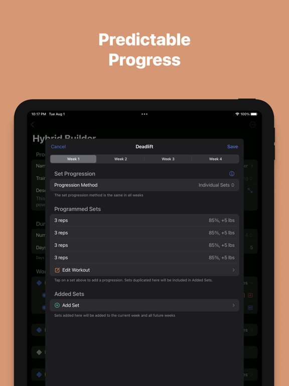 Strength Flight iPad screenshot 2 - Health & Fitness app