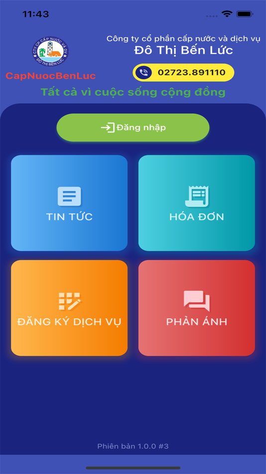 #1. CapNuocBenLuc (iOS) 由: Pham Thanh Vo