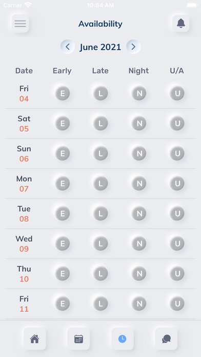 Locum Management Screenshot