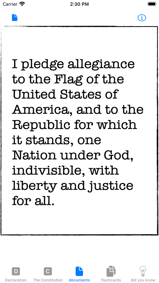 #7. Did You Know: US Constitution (iOS) By: Sigma Sky, LLC