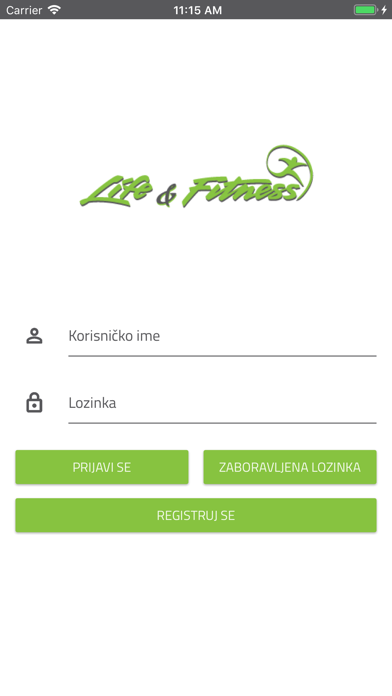 Life & Fitness Screenshot
