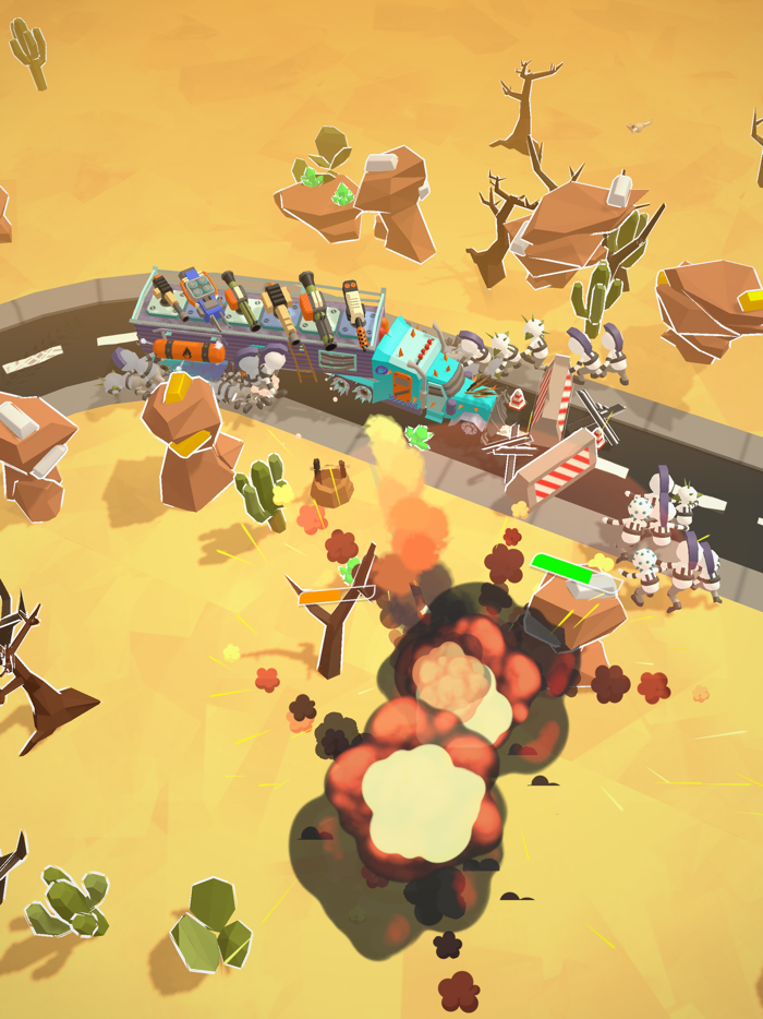 Desert Truck Rage Road Battle