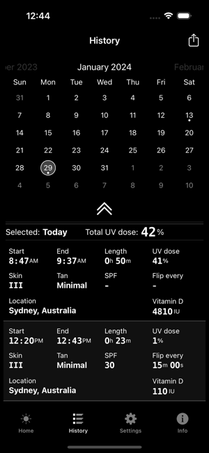 ‎Sola: Sun UV & Vitamin D Timer Capture d'écran