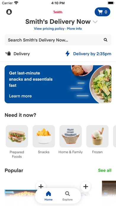 Smith's Delivery Now Screenshot