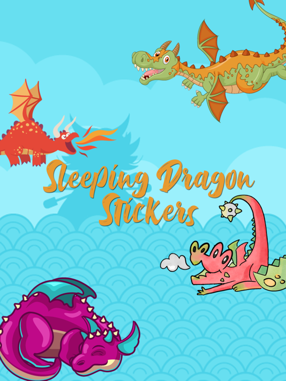 Screenshot #4 pour Sleeping Dragon Stickers