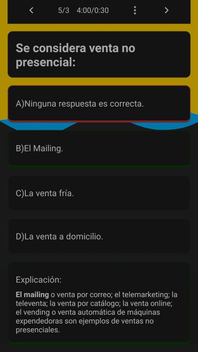 Oposicion M Tests Correos Screenshot