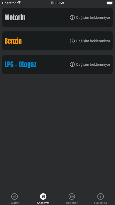 Yakıt Fiyat Alarmı Screenshot