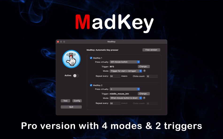 #2. MadKey: Automatic Key Presser (macOS) Av: Pavel Kostka
