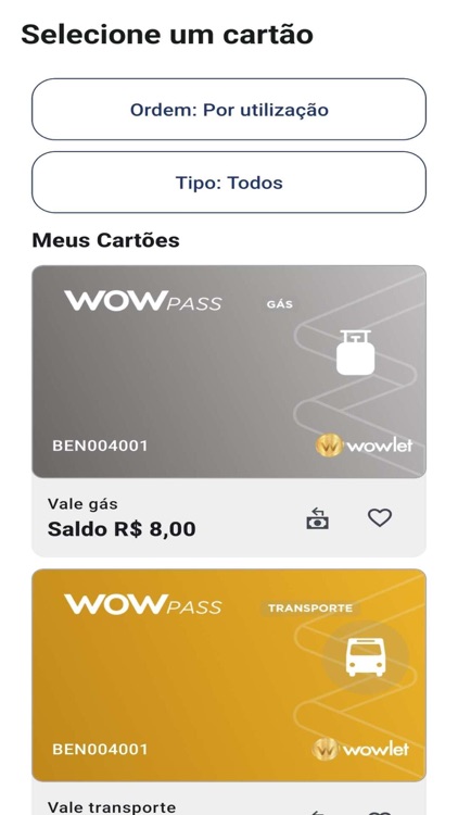 Wow Cartões