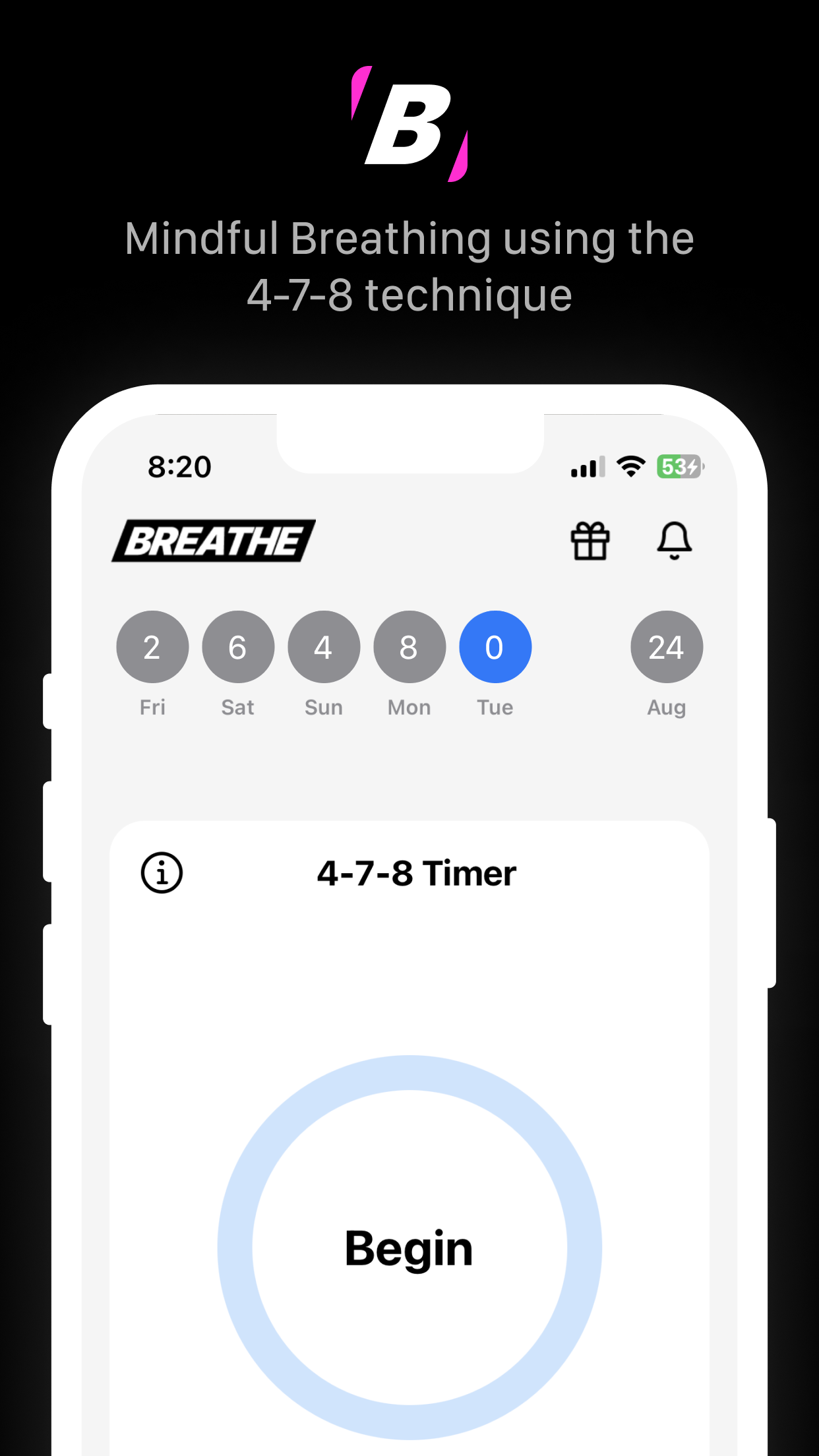 Breathe: 4-7-8 Technique