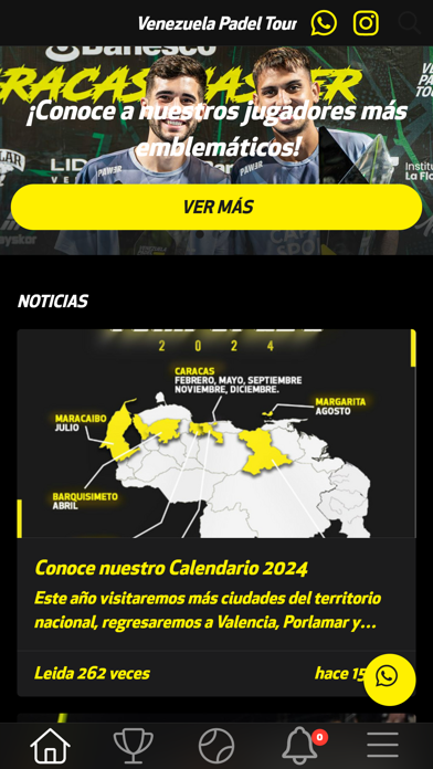 Venezuela Padel Tour Screenshot