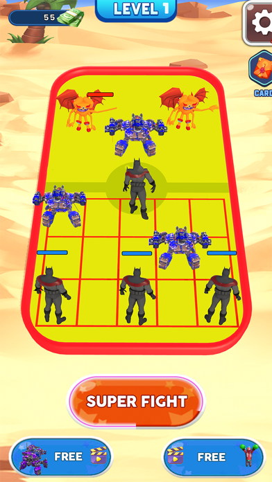 Superhero Merge Monster Fight Screenshot