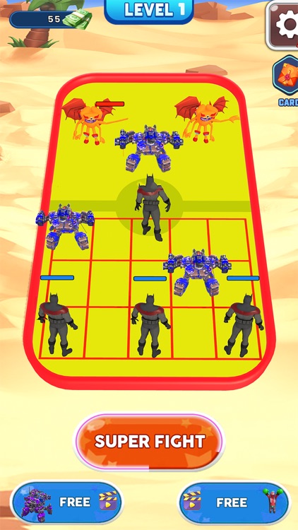 Superhero Merge Monster Fight