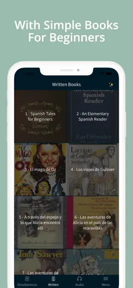 Game screenshot Spanish Reading & Audio Books apk