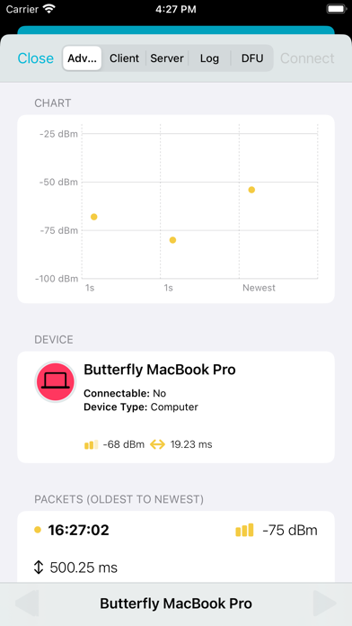 Screenshot #2 pour nRF Connect for Mobile