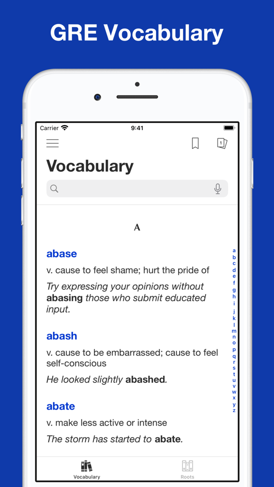 Flashcards for GRE vocabulary - 2.0 - (iOS)