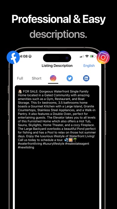 Real Estate Listing AI Screenshot