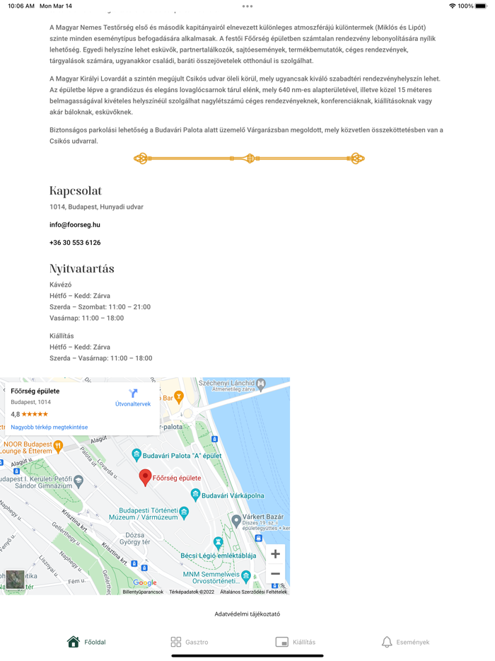 Főőrség és Lovarda